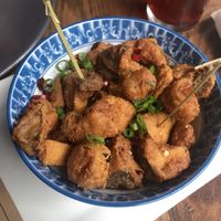 Popcorn mushrooms  at Mofu Shoppe in Raleigh