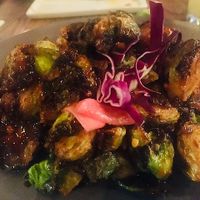 General Woo brussels sprouts (veganized version)  at Mofu Shoppe in Raleigh