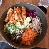 Dubap with tofu  at Seoul Mama in Paris