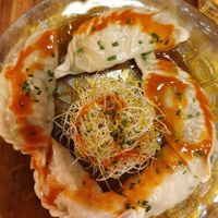 Veggie dumplings at Seoul Mama in Paris