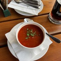 Borsch  at Central Restaurant in Vysoke Tatry