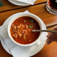 Borsch  at Central Restaurant in Vysoke Tatry