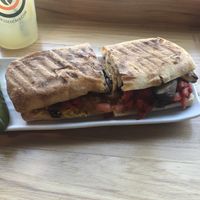 Vegan Portobello Panini  at Pressed Cafe in Newton