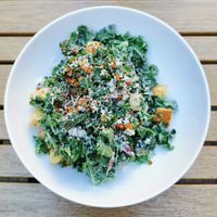 Kale Caesar Salad at Virtuous Pie in Victoria
