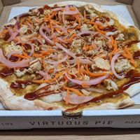 Kats-You Later pizza at Virtuous Pie in Victoria