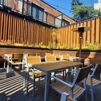 Patio at Virtuous Pie in Victoria