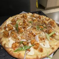 Stranger wings pizza  at Virtuous Pie in Victoria