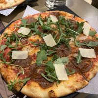 St. Pepper’s pizza  at Virtuous Pie in Victoria