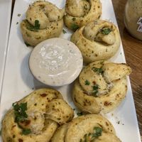 Garlic knots  at Virtuous Pie in Victoria