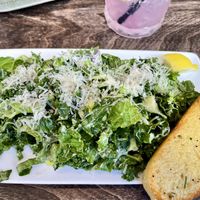 Kale Caesar salad   at Virtuous Pie in Victoria