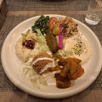 Vegan mezze at Jaffa in Brussels