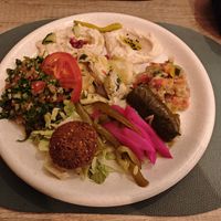 Mezze vegan at Jaffa in Brussels