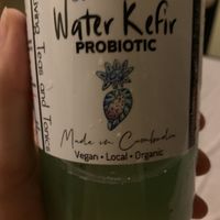 (Already half empty) Spirulina flavour  at GIVE Kefir in Siem Reap