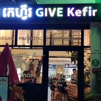 Shopfront at GIVE Kefir in Siem Reap