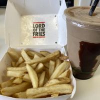 Worlds best peanut butter shake. I’m addicted  at Lord of the Fries in Fortitude Valley
