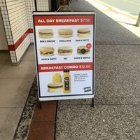 sandwich board  at Lord of the Fries in Fortitude Valley