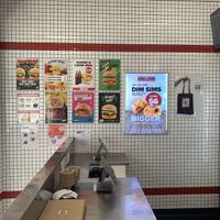 wall menu  at Lord of the Fries in Fortitude Valley