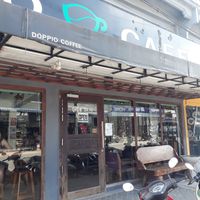 Outside at Doppio in Koh Phangan