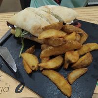 Burger at Pipol Bar in Alhaurin De La Torre