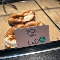 non-vegan pretzels  at FRA - Bistrot Frankfurt Airport - T1 in Frankfurt