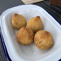 Coxinha  at Brasil Vegano Cafe in Guildford