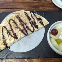 Sweet cassava crêpe at Brasil Vegano Cafe in Guildford