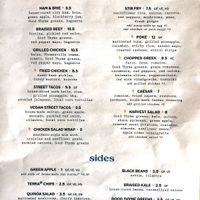 Lunch menu  at Good Thyme in Lakeland