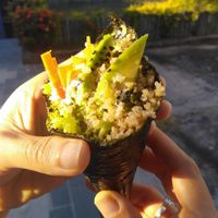 Temaki com quinoa at Amana in Lauro De Freitas