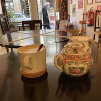 Kaffee  at Odete Bakery in Porto