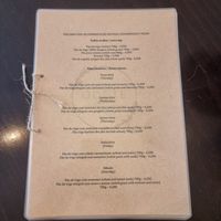 Menu at Odete Bakery in Porto