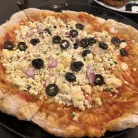 Tofu Ricotta Pizza  at Odete Bakery in Porto