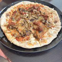 Shiitake pizza  at Odete Bakery in Porto
