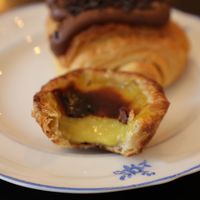 Pastel de nata  at Odete Bakery in Porto