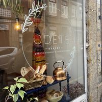 Cute exteriorr  at Odete Bakery in Porto