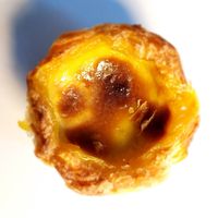 Nata at Odete Bakery in Porto
