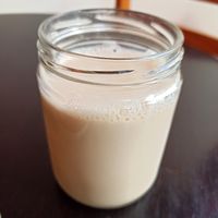 Oat milk at Odete Bakery in Porto