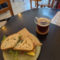 Sandwich at Odete Bakery in Porto