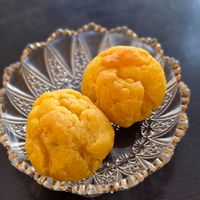 Pão de queijo - cheese bread at Odete Bakery in Porto