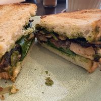 Mushroom Toast  at Odete Bakery in Porto