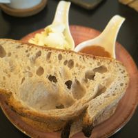 Tostadas at Odete Bakery in Porto