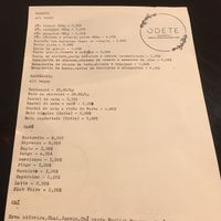 Carta  at Odete Bakery in Porto