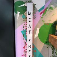 Outside of register at Radical Burgers in North West London