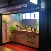 Frontage at Radical Burgers in North West London