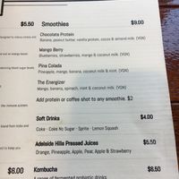 Smoothies at Square 44 in Surrey Downs