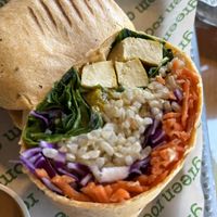 Gold Coast wrap  at Green Room Cafe in Cocoa Beach