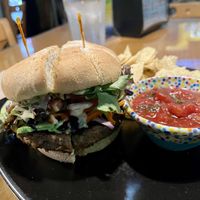 Eddie burger  at Green Room Cafe in Cocoa Beach