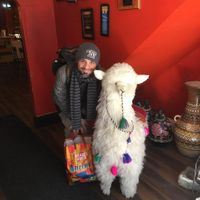 Making new friends in Denver at Los Cabos Puro Peru in Denver