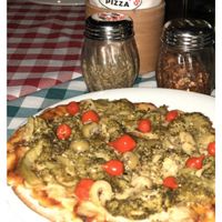 Pizza vegana at Mamma's Pizza in Salvador