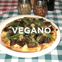 Pizza vegana at Mamma's Pizza in Salvador
