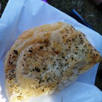 Cheese and onion pasty (vegan) at Coughlans Bakery - Woodcote in Wallington